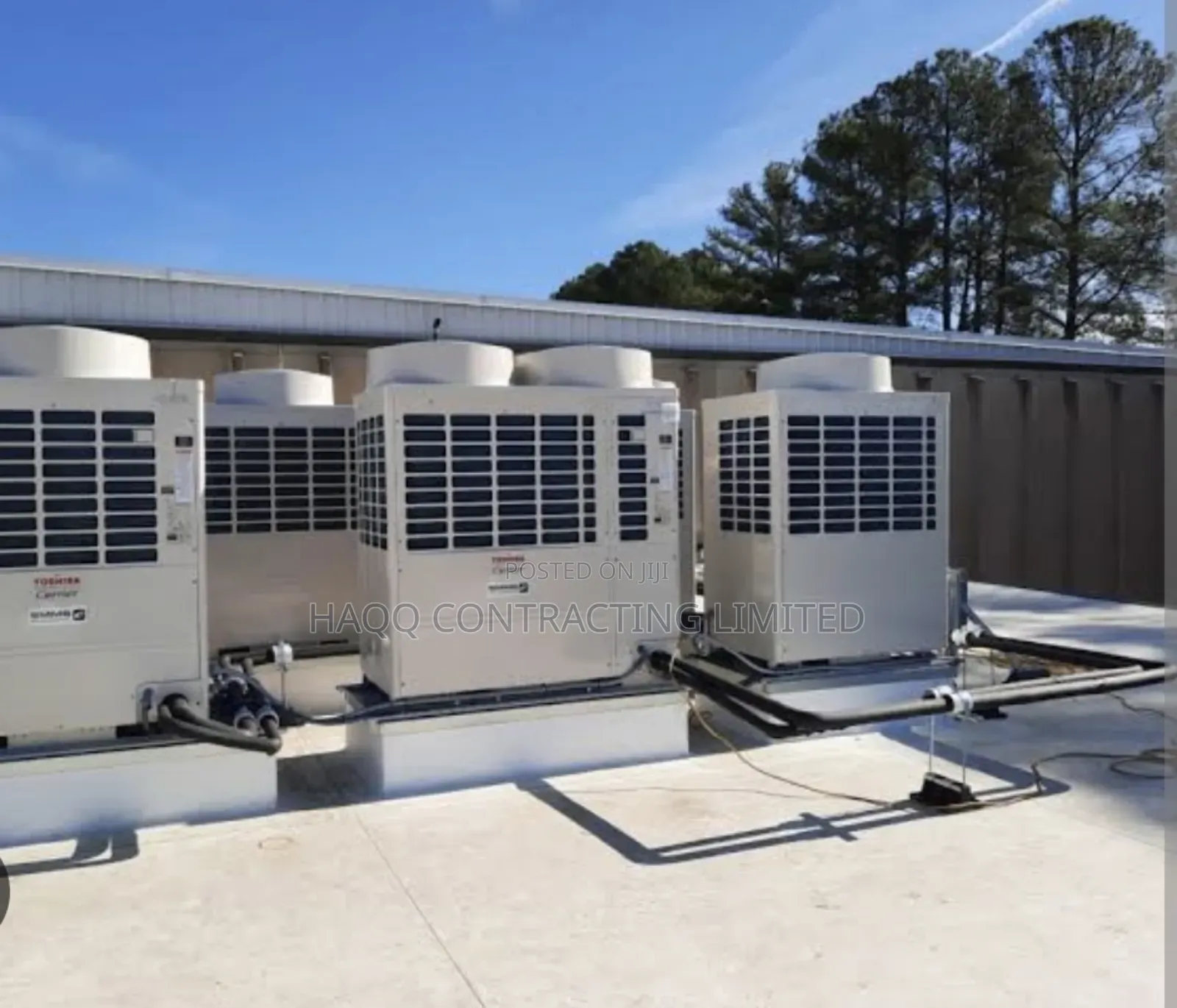 Central Air Conditioner Installation, 30 Tons Above