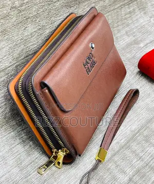 Photo - Original Louis Vuitton Zip Brown Leather Handbag in Store