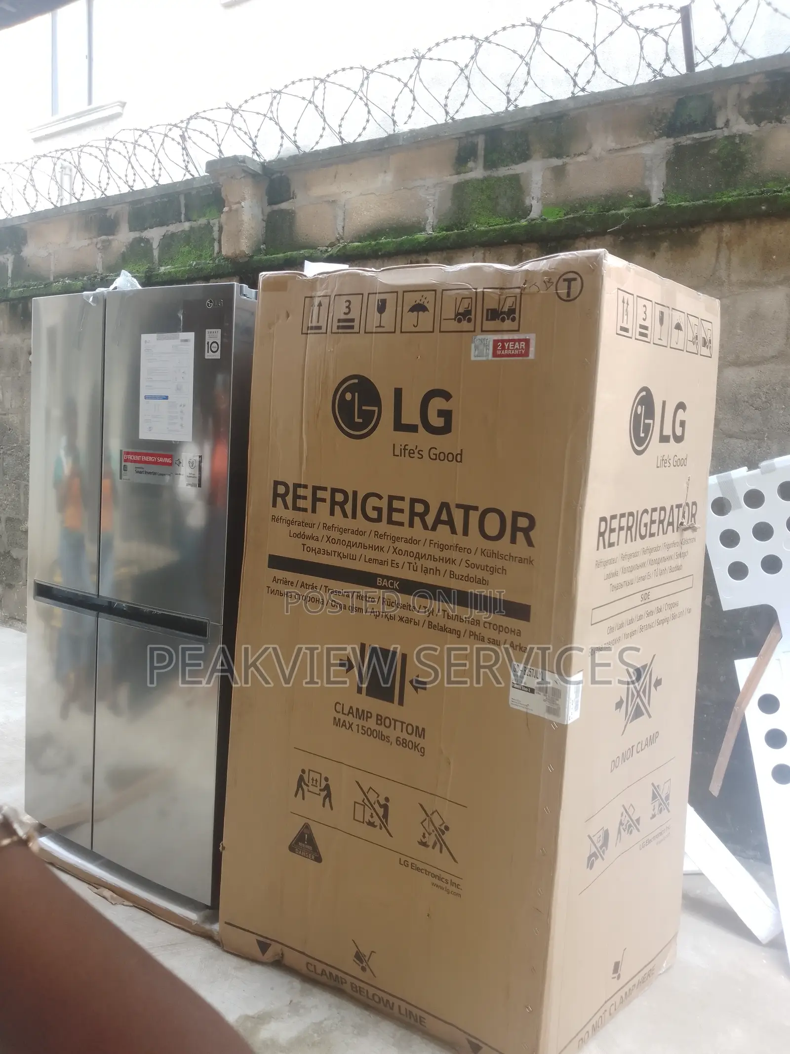 Effective Side by Side LG Refrigerator [257-Jlyl-B]