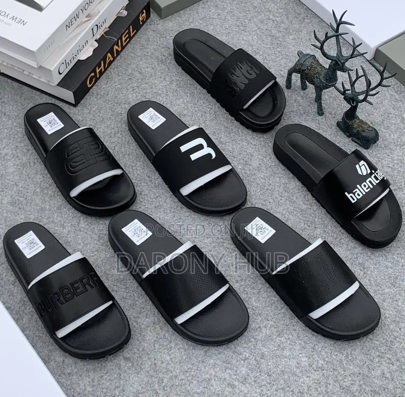 NEW Black CARTON Slides_top Quality