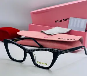 Original Miu Miu Eye Wear Black Frame Sunglasses