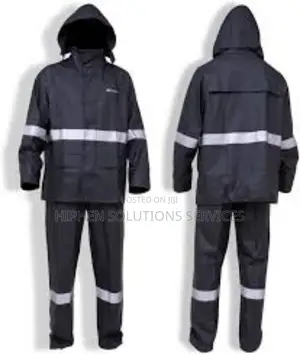 Unisex Rain Suit Waterproof With Hood For Work
