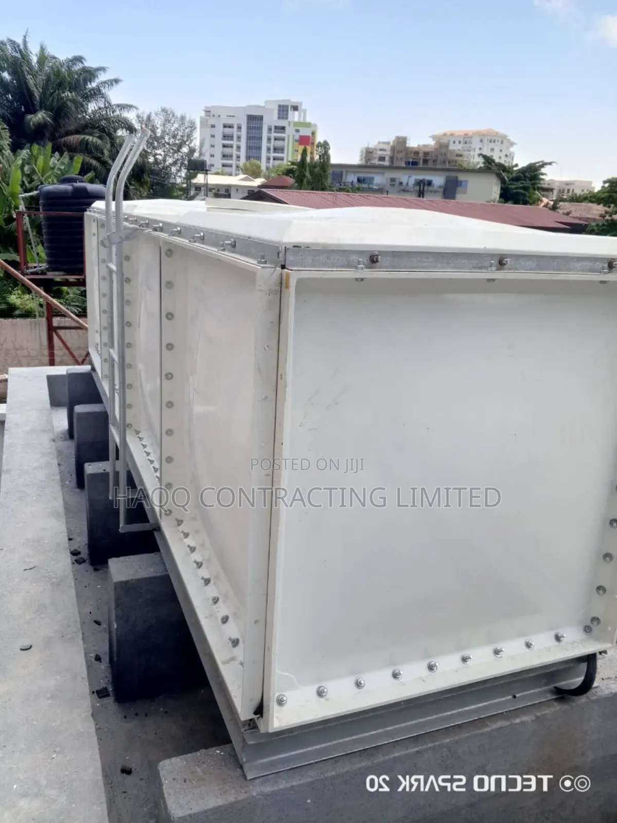 10,000litres Water Storage Tank FRP Reinfoced Construction