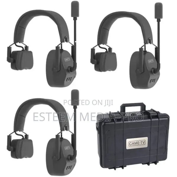 Came-Tv 3sets Kuminik8 Full-Duplex Wireless Dect Intercom Sy