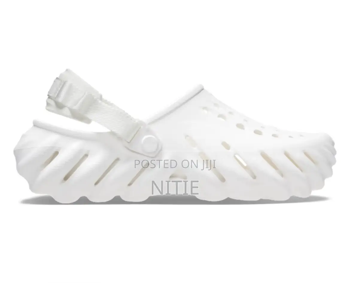 White Echo Crocs