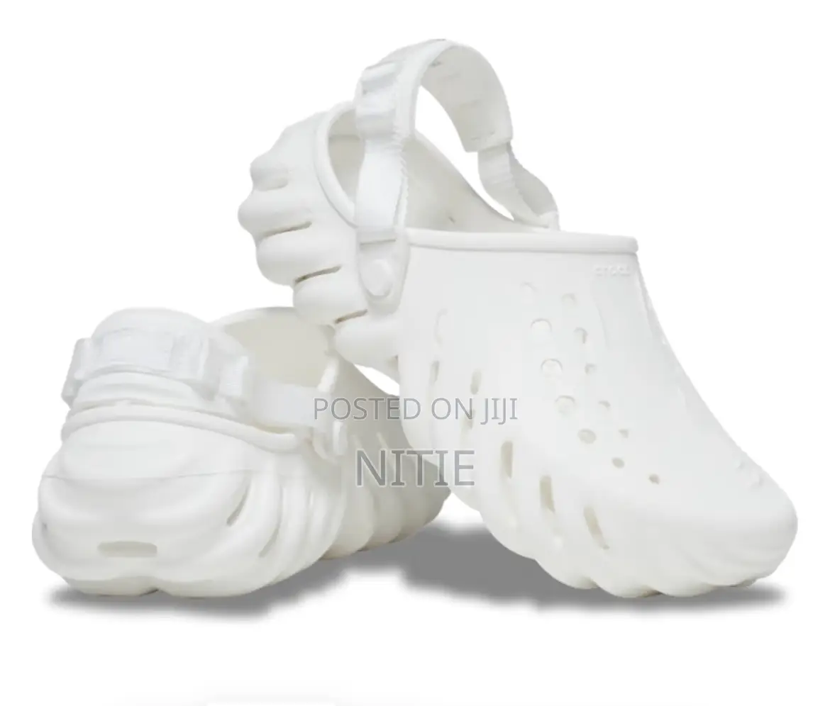 White Echo Crocs