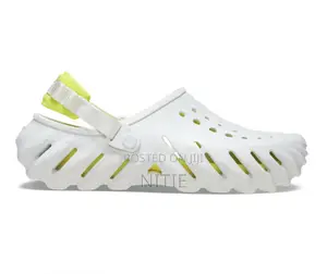 White Echo Crocs