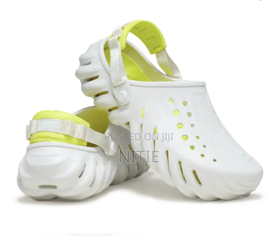 White Echo Crocs