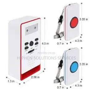 Wireless Caregiver Pager Nurse Call Button