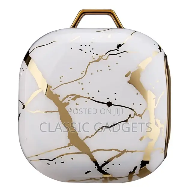 Electroplated Marble Pattern Case for Galaxy Buds 2 Pro