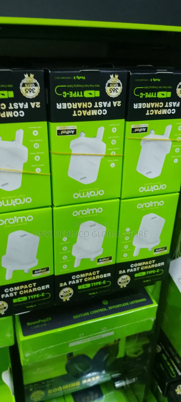 Oraimo Compact Fast Charging Charger With Micro-Usb Type C