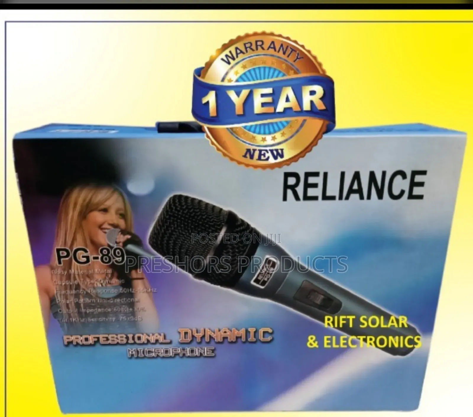 PROFESSIONAL PG89 Dynamic Shure Microphone