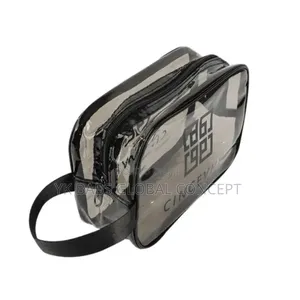 10 Pics Transparent Cosmetic Makeup Bags (Moq 5 Pic's)