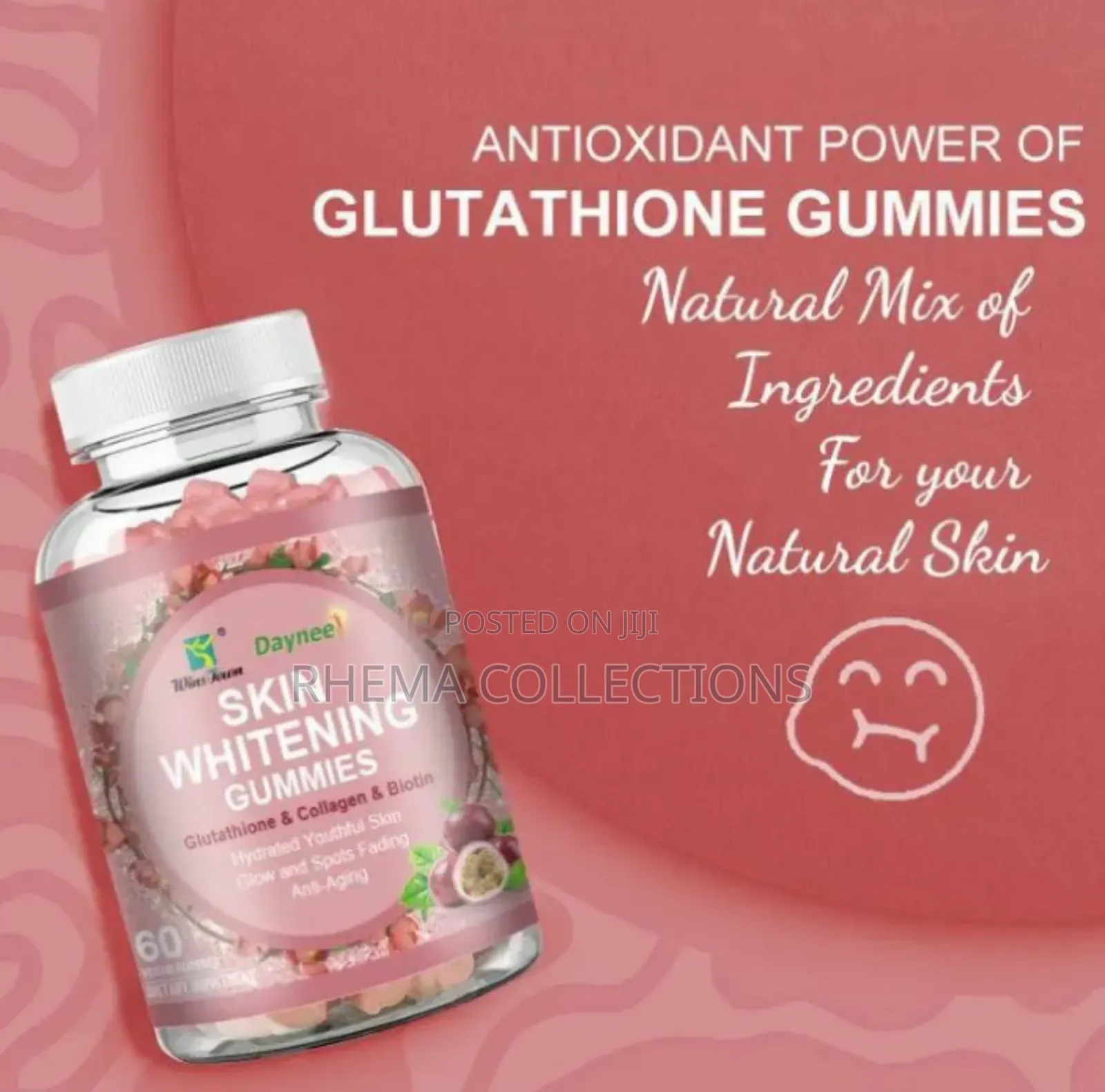 SKIN WHITENING GUMMIES(60pc Gummies)