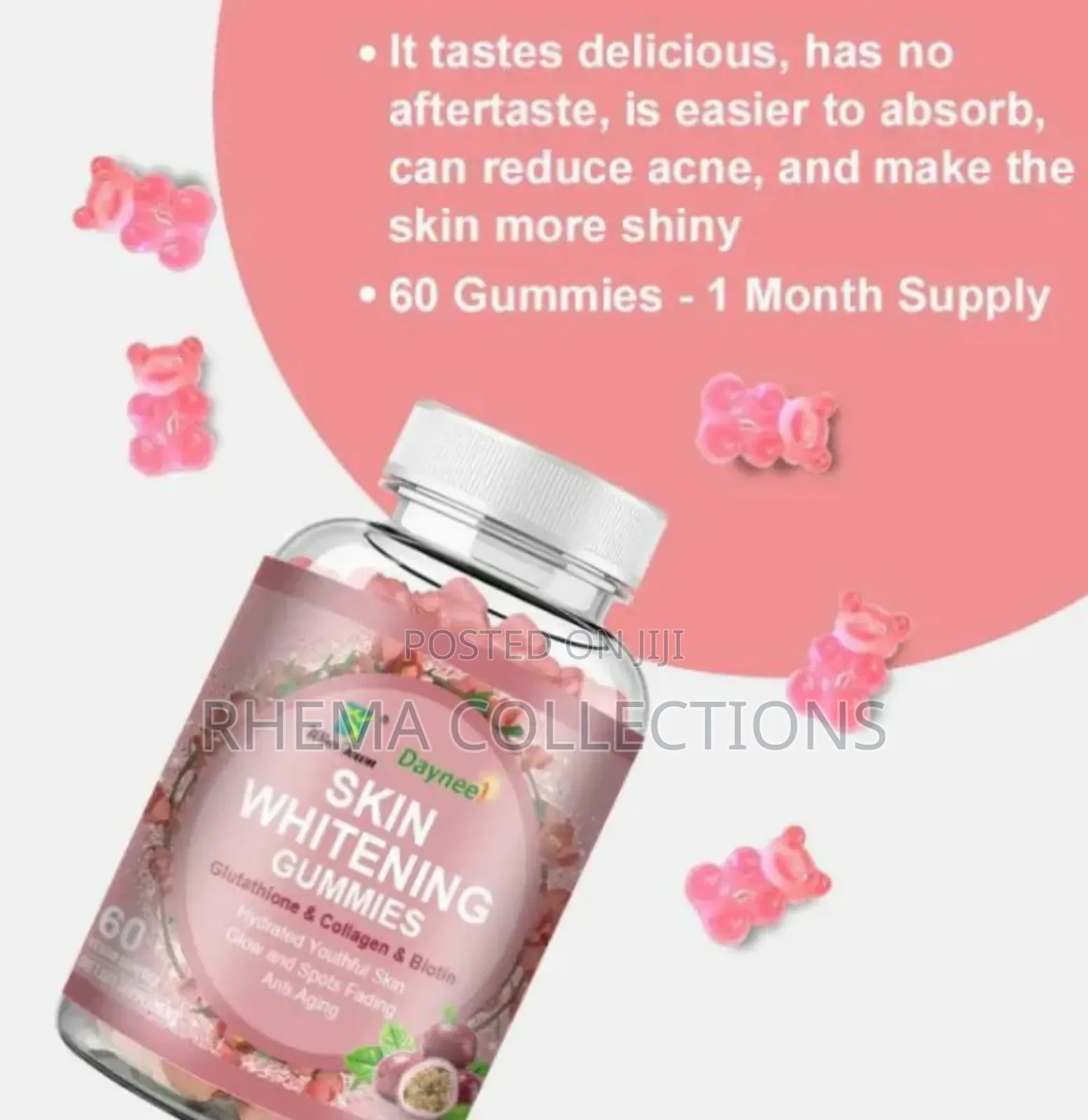 SKIN WHITENING GUMMIES(60pc Gummies)