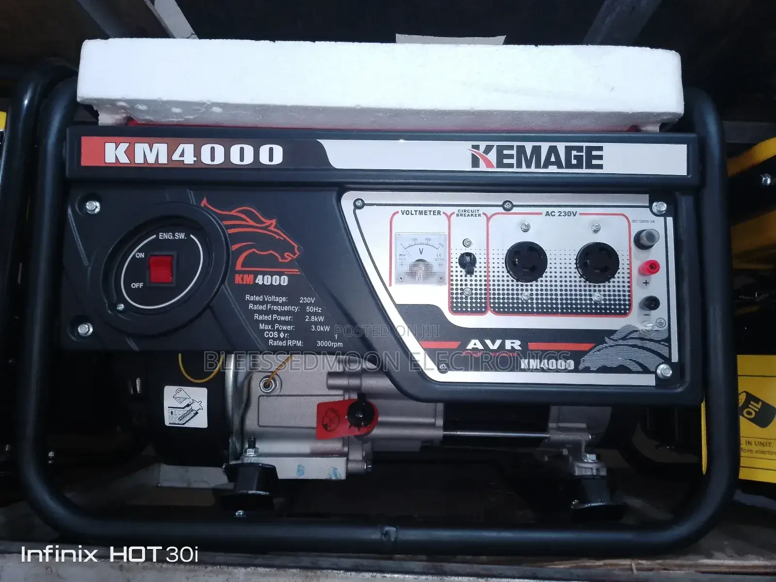 Kemage Japan Full Cooper Coil Generator 4kva 2 Years Waranty