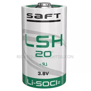 USA 1X Saft LSH20 D Li-Socl2 Lithium Thionyl 3.6V Battery