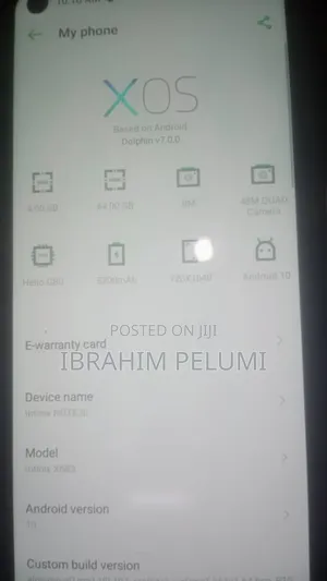 Infinix Note 8i 64 GB Blue