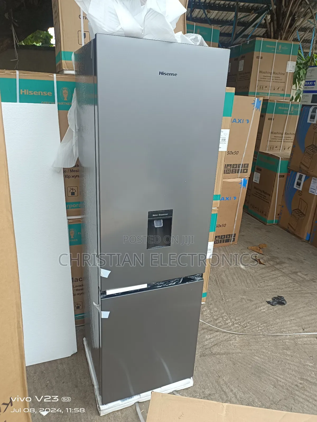 Hisense Refrigerator 35dcb-Rb With Dispenser 265litters