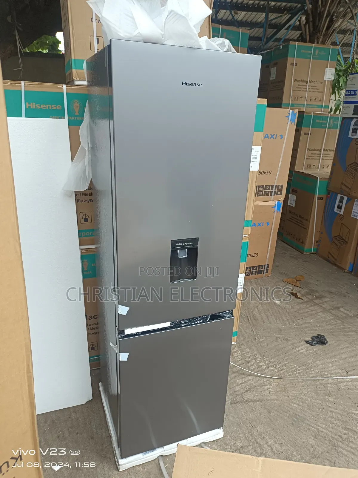 Hisense Refrigerator 35dcb-Rb With Dispenser 265litters