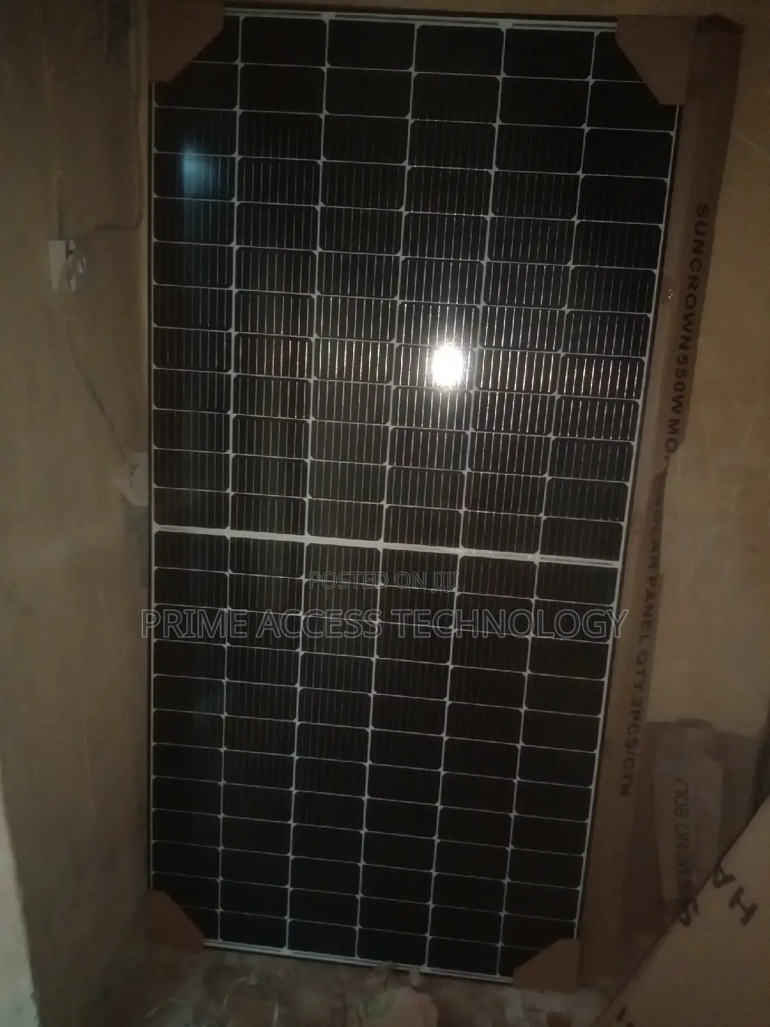 High Quality 550watts Mono Sun Crown Solar Panel