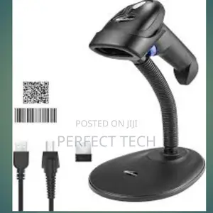 Handheld USB Barcode Scanner With Stand