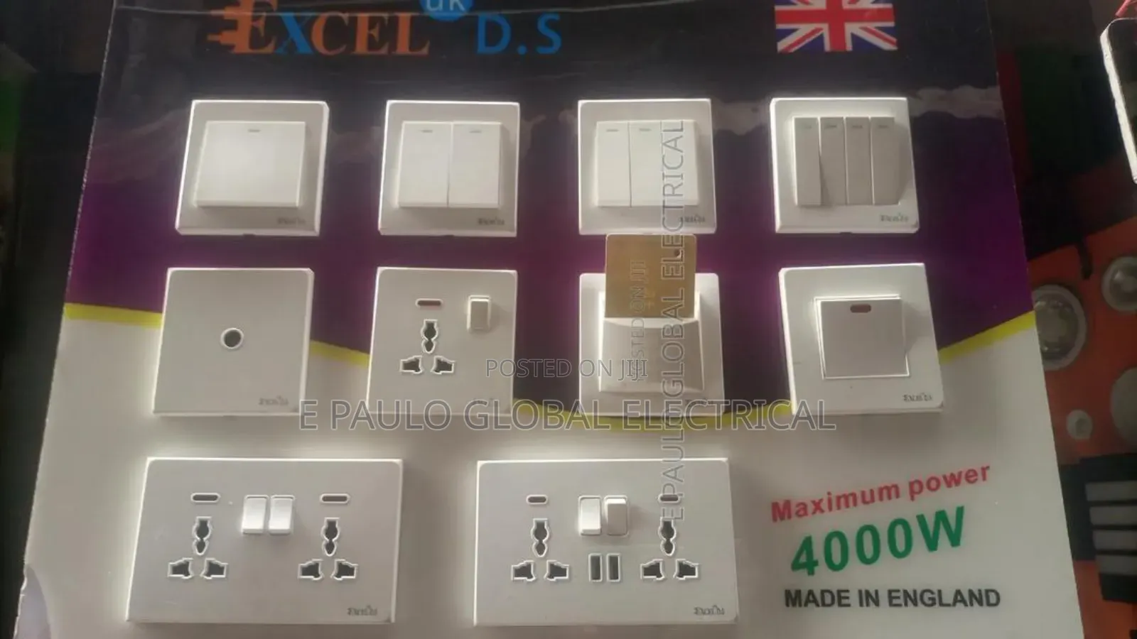 Big Bottom White Switch And Sockets
