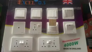 Big Bottom White Switch And Sockets