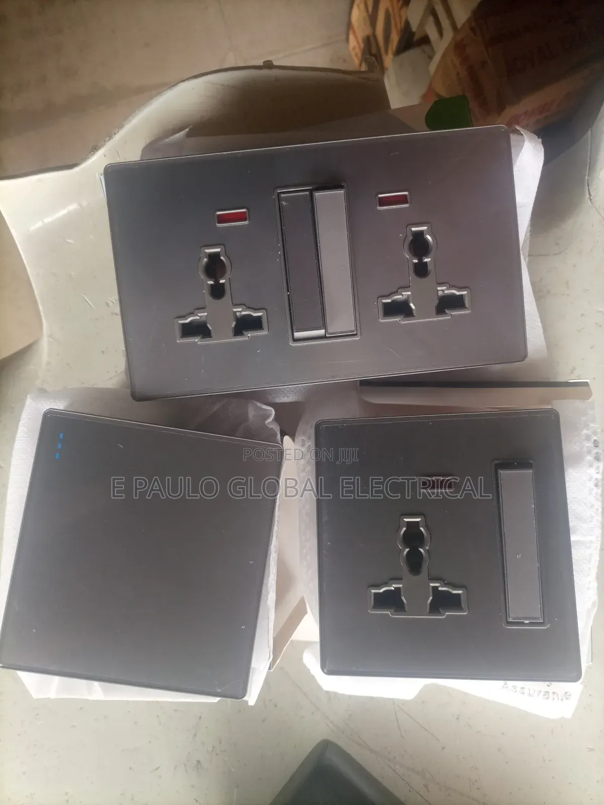 Grey Switch And Sockets