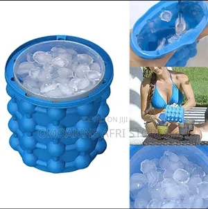 2in1 Silicon Ice Bucket & Ice Mould