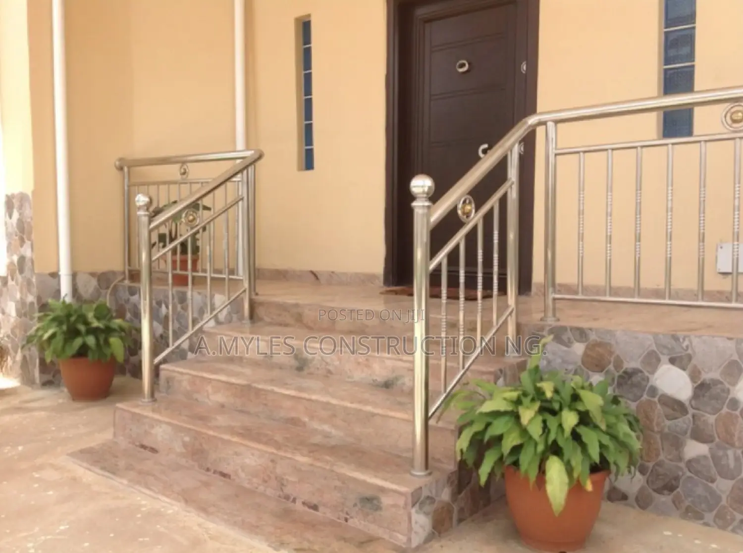 Front Side Stainless Steel Handrail