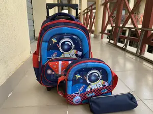 3n1 Kids Trolley School Bag