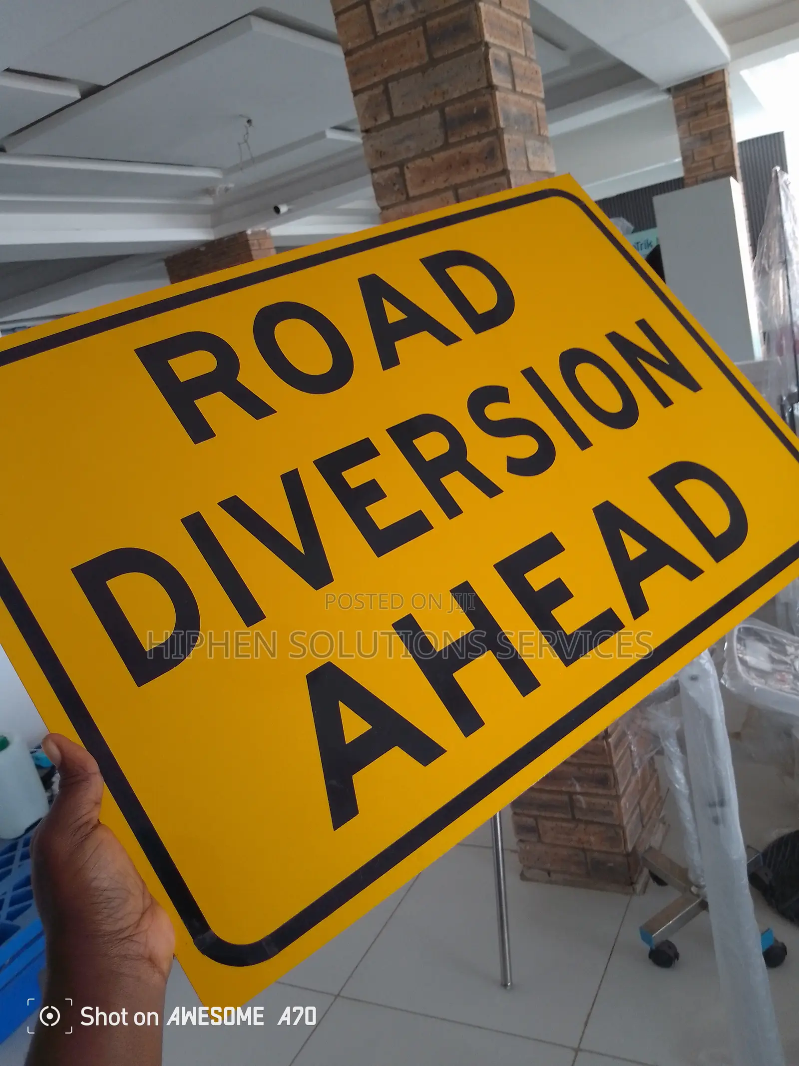 Diversion Sign Board