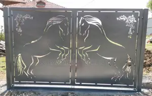 CNC Lasercut Designs on Gates