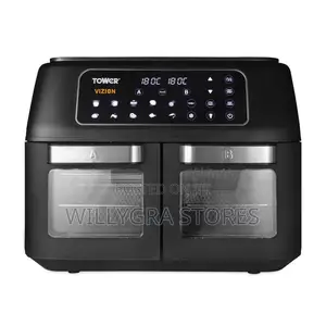 Tower Vortx Vizion11l Digital Dual Air Fryer Oven-2300w