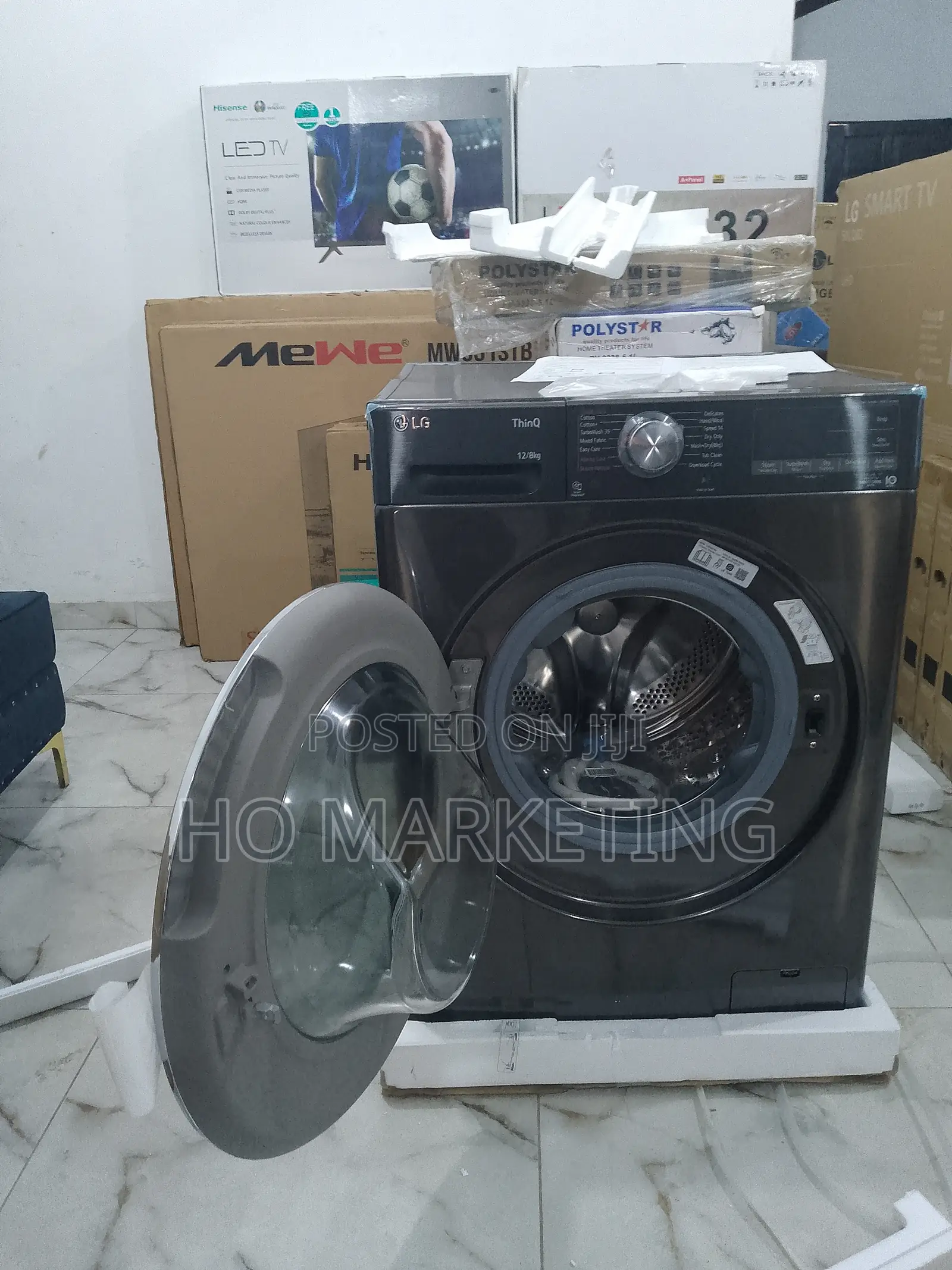 Functional LG 12kg Front Load Washing Machine 4v9bcp2ee