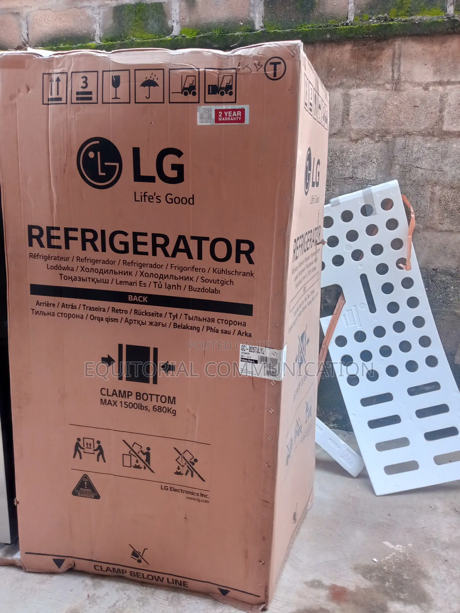 Fast Selling Side by Side LG Refrigerator