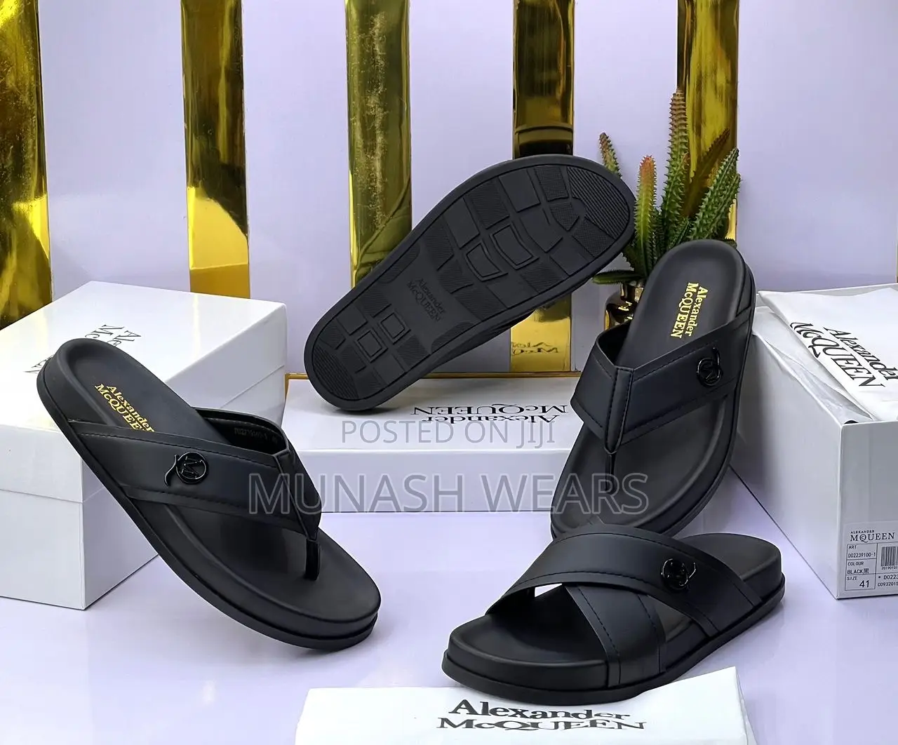Luxury Original Leather Slipers