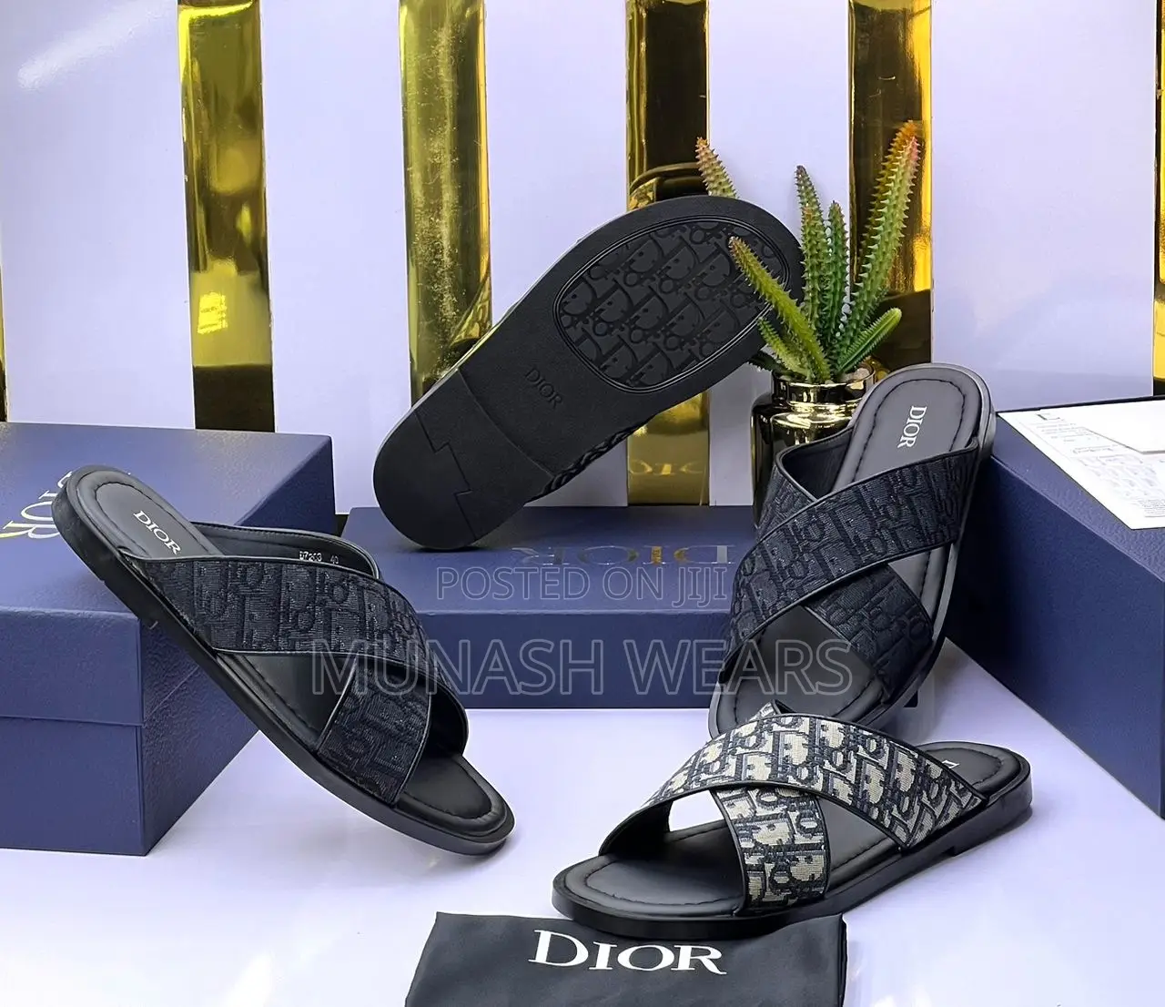 Luxury Original Leather Slipers