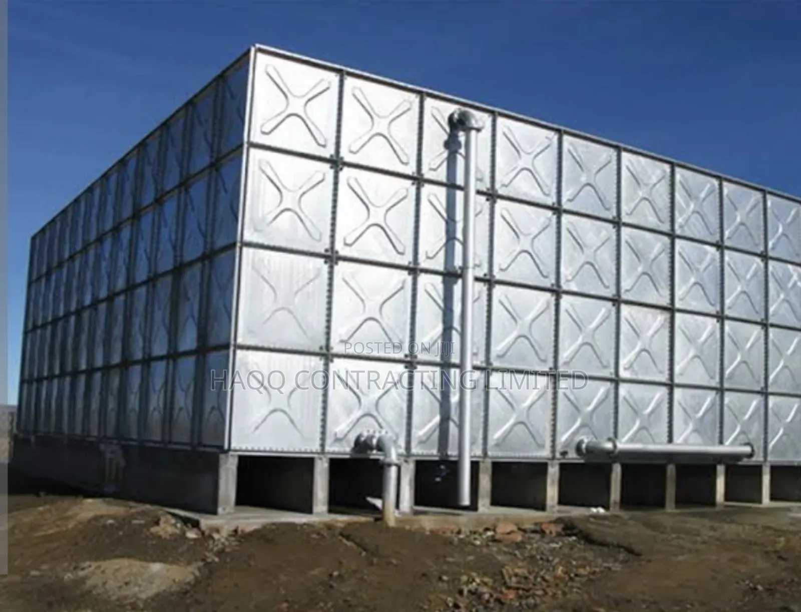 FRP/GRP Water Storage Tank Construction