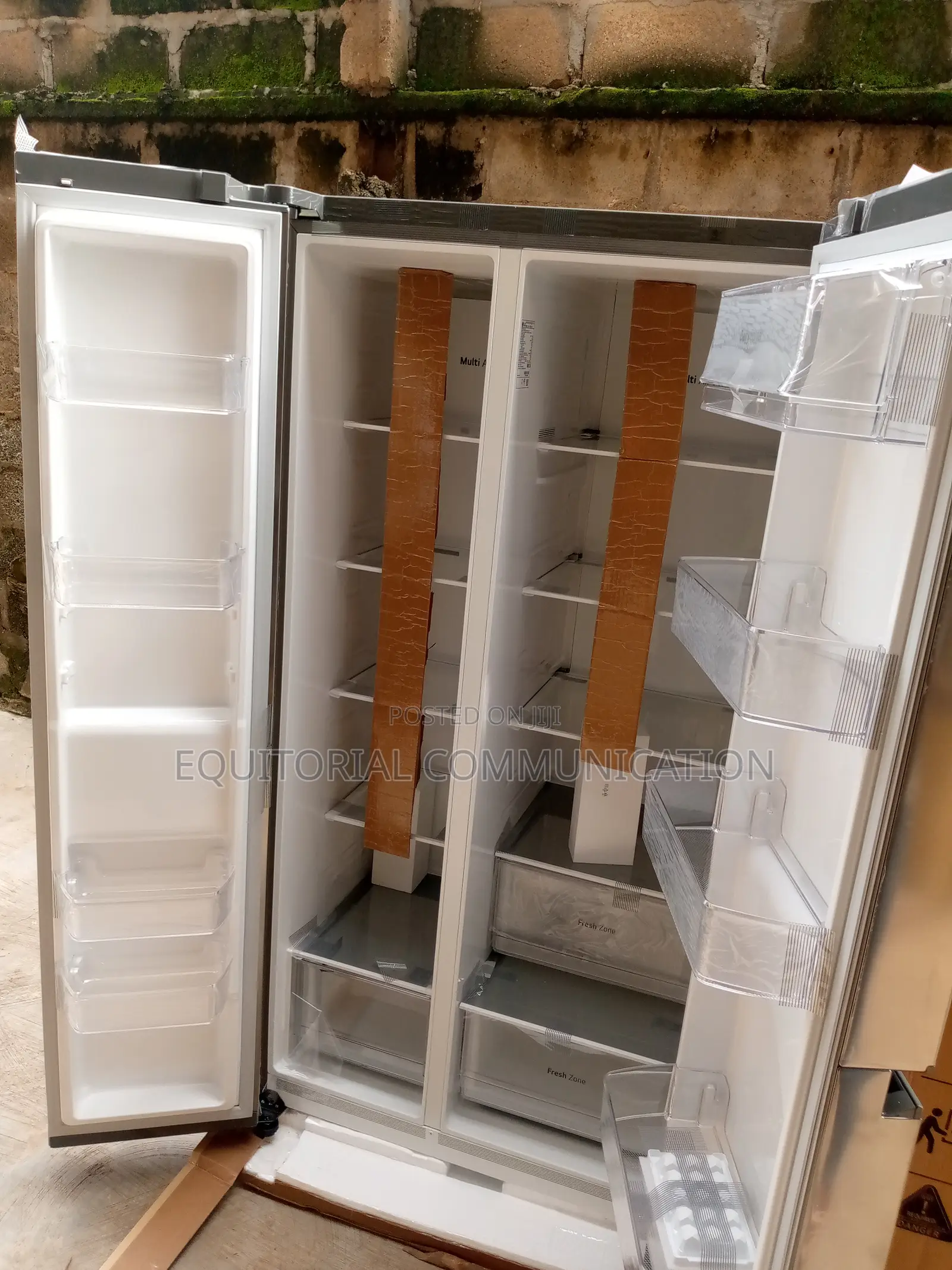 Newly Built Side-by Side LG Refrigerator 