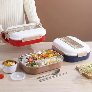 1800ml 5 Portion Partition Lunch Box
