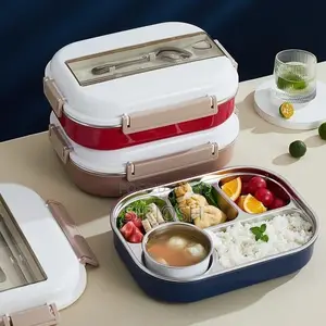 1800ml 5 Portion Partition Lunch Box
