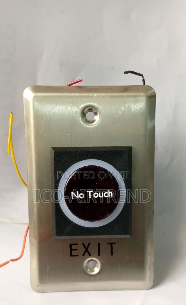 Infrared Exit Button With Blue Back Lights NO Touch Panel