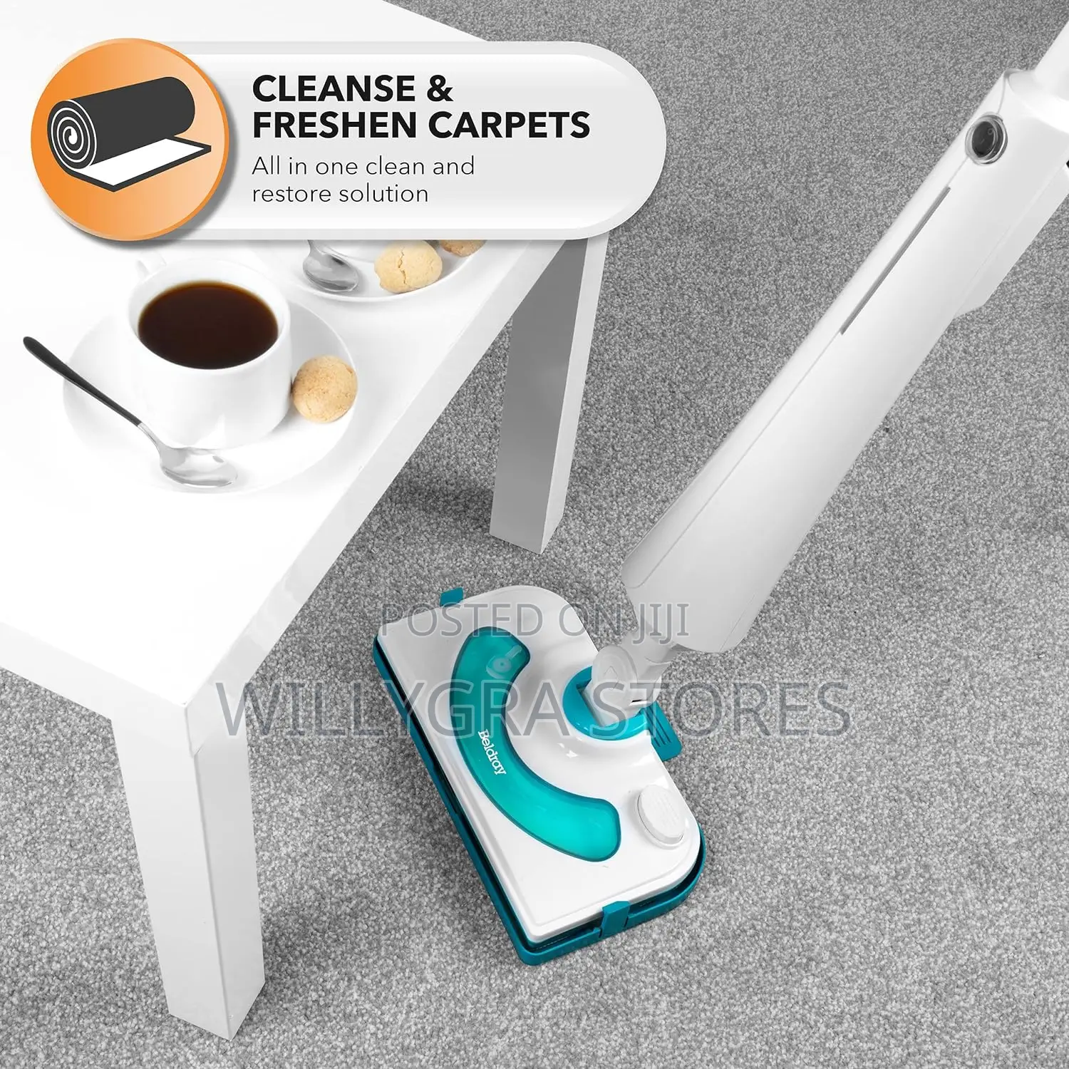 Beldray Detergent Steam Mop - Multi Surface Steam Cleaner.