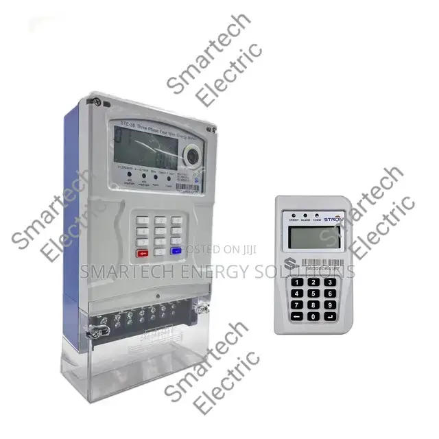 Dual Keypad Three Phase Prepaid Energy Check Meter With Ciu