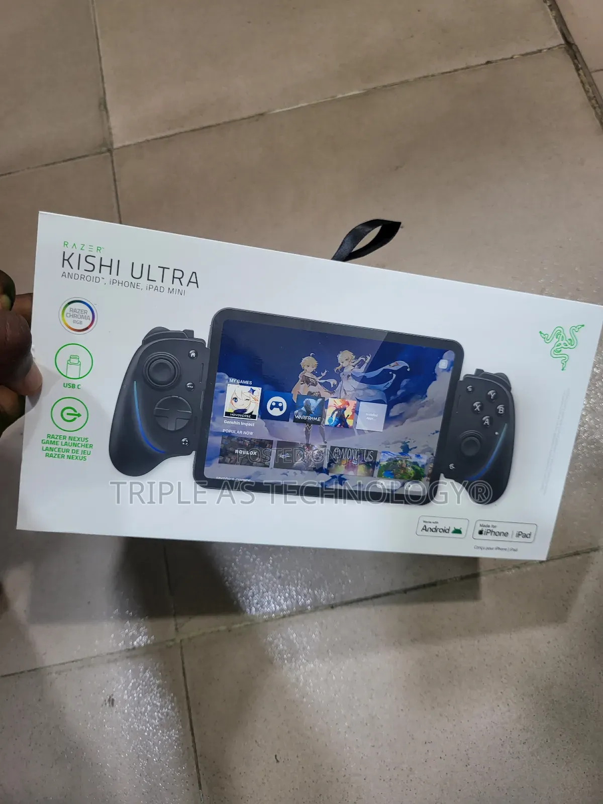 Razer Kishi Ultra Usb-C Gaming Pad for Android, iPhone, iPad
