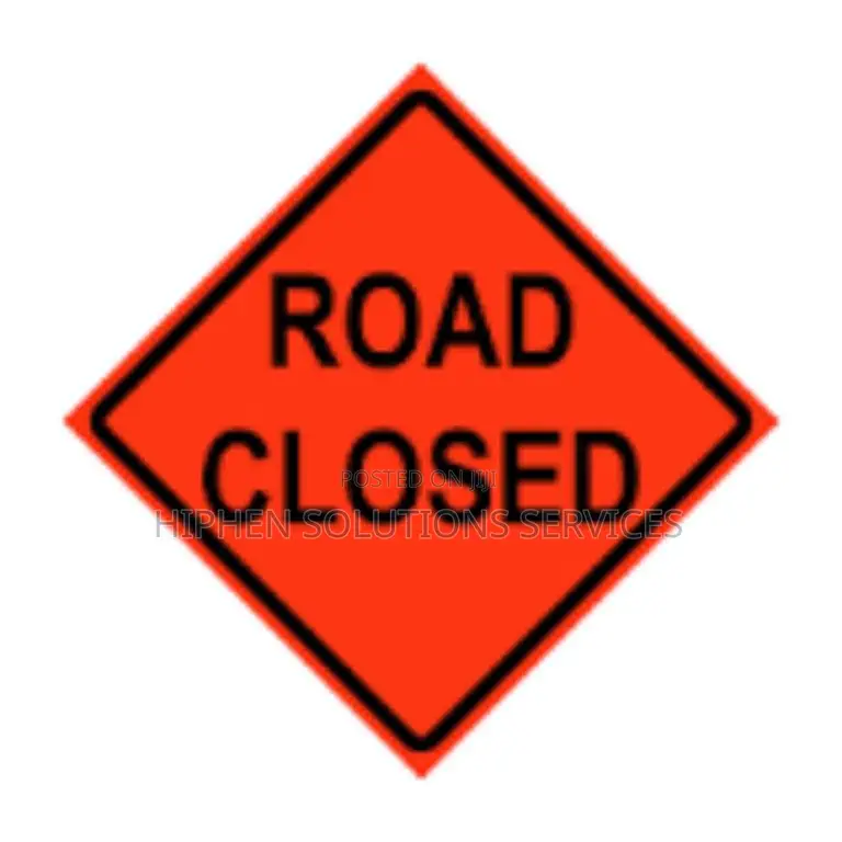 Road Closed Sign