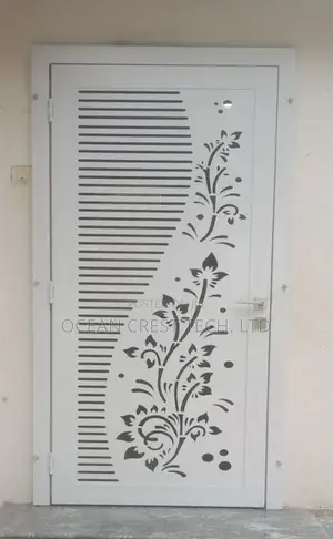 CNC Laser Cutting Design for Entrance Door