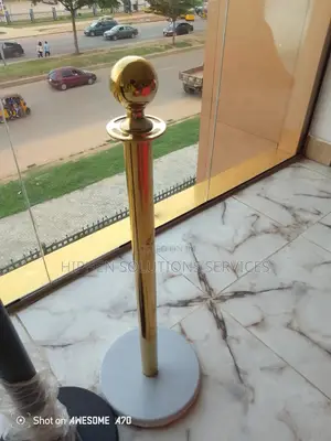 6pcs Stanchion Posts Queue